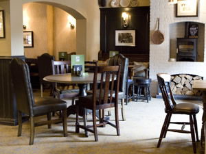 dining at the Parr Arms pub